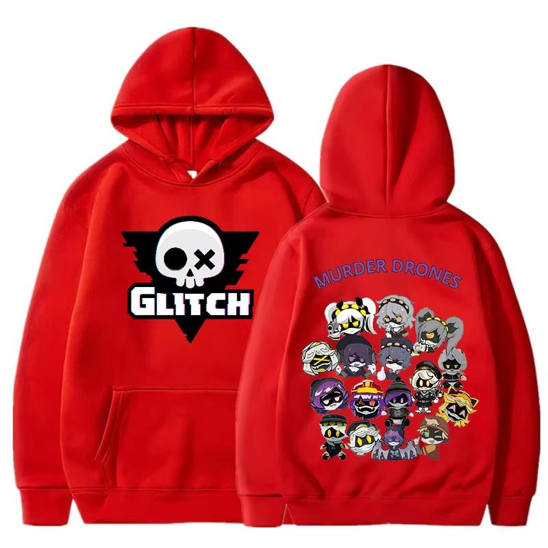 Morddrohnen Neues Modell Persönlichkeit Kleidung Hoodies Übergroß Unisex Lässig Streetwear Mode Fleece warm Lässig Druck Paare