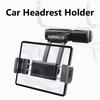 Car Headrest Phone Mount Adjustable Backseat Tablet Holder for 4.7-12.3 Inch Phones Adjustable Width Angle Phone Stand with Charging Holes