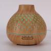 400ml Light Wood Grain Air Diffuser Electric Aroma Humidifier with Ambient Night Lamp 100‑240VUK Plug