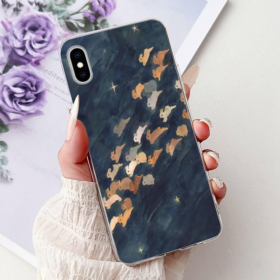 Per iPhone X XS Custodia Popolare Fiore Farfalla Morbido Trasparente Silicone Sottile Cover Posteriore Per iPhoneXS Max XR Custodia iPhoneX Bumper