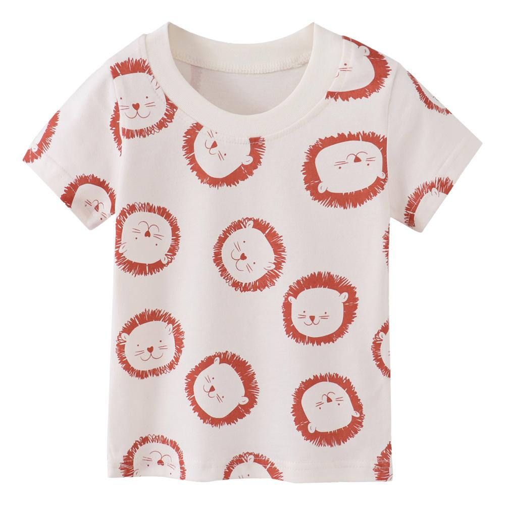 Children s T-shirt Girls  Short Sleeve T-shirt New Children s T-shirt 100