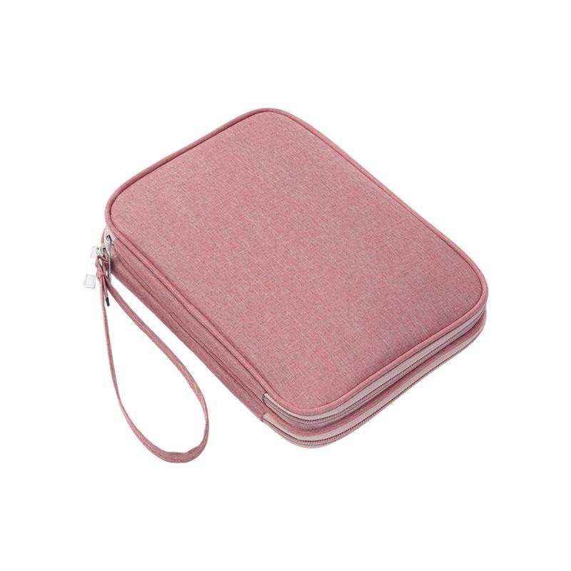 Portable Electronics Organizers Bag Featuring Double Layer For Cable Chargers PowerBanks With Waterproof Material