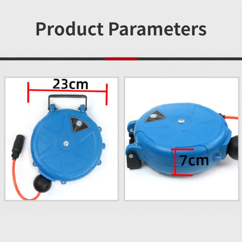 

PU Tube Mini Air Drum Automobile Repair Tube Winding Tool Wall Mounted Automatic Retractable Hose Pipe Reel