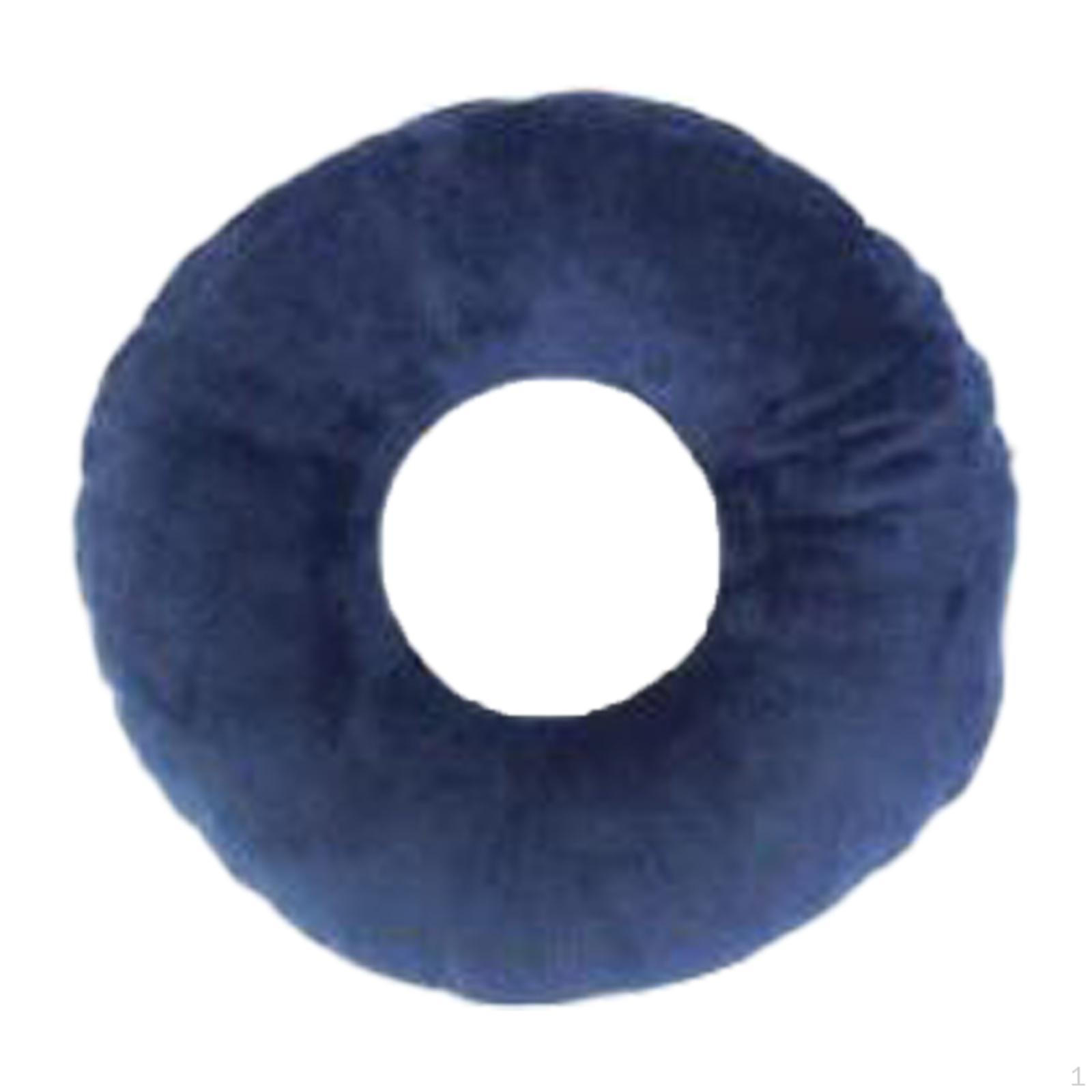 

Ear Piercing Pillow for Side Sleepers Protector O Shaped Ergonomic Soft with Hole Navy