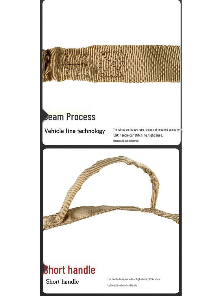 Adjustable Tactical Outdoor Dog Leash and Harness Set for Large Dogs