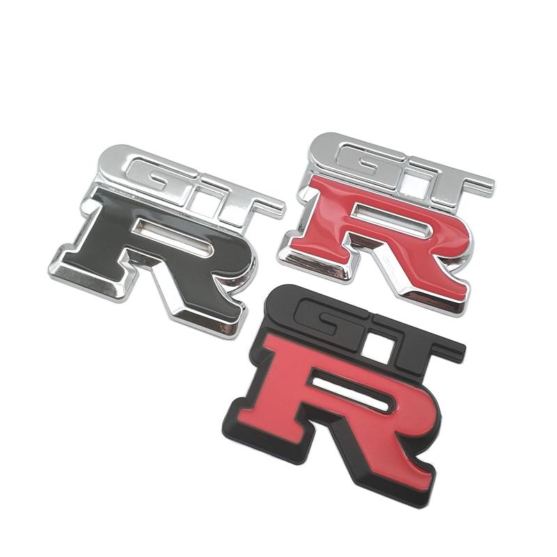 3D Auto Styling Fit für Nissan GTR Logo Auto Emblem Zubehör Racing Stamm Abzeichen Aufkleber Aufkleber 3 farben Auto