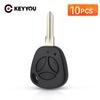 KEYYOU 10PCS For Lada Granta Priora Vesta X-Ray XRay Sedan Sport Kalina 3 Buttons Replacement Car Key Shell Uncut Remote Case