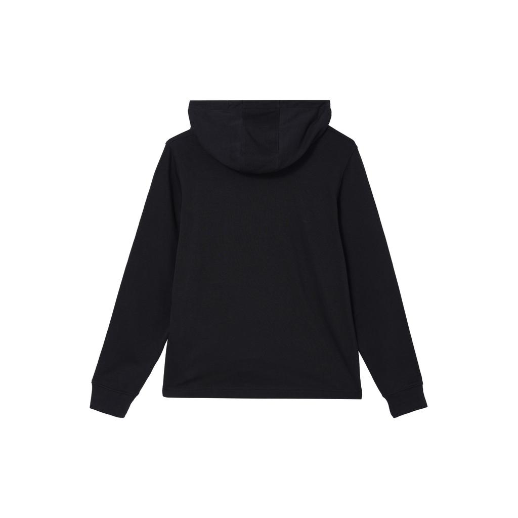 Under Armour Rival Letter Print Cotton Blend Hooded Training Sweatshirt Men Sweatshirt Black 1379766-001