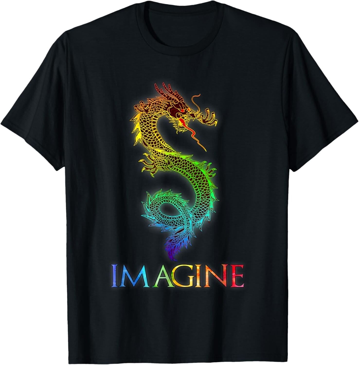 Imagine Dragons Fantasy Dragon for Men Women Gift Unisex T-Shirt S разноцветный