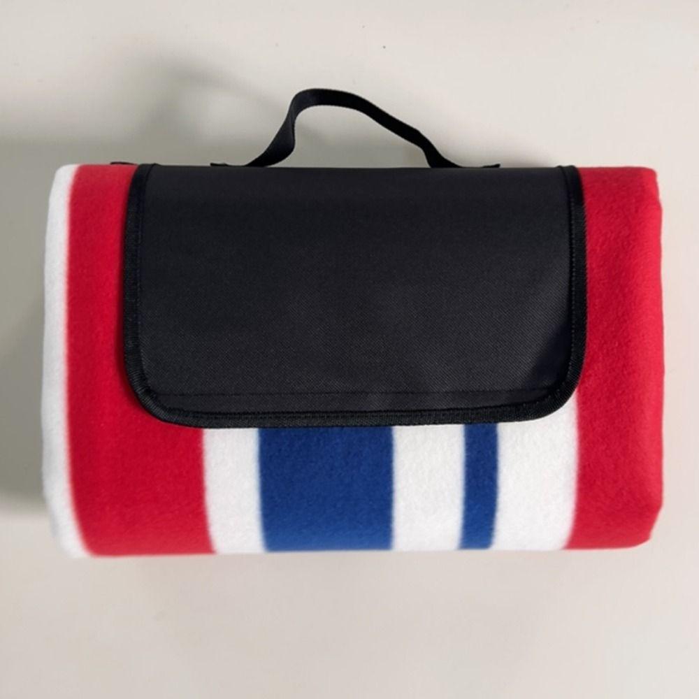 Sammet Tjock Fuktsäker Matta Bärbar Praktisk Matta Mode Ny Utomhus Camping Filt