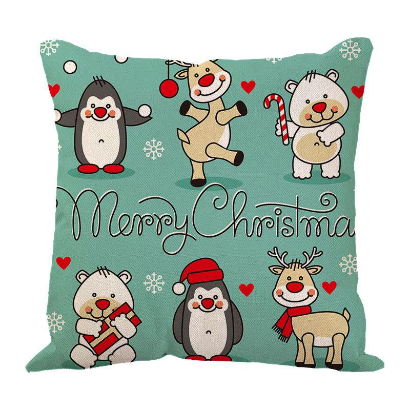 New Linen Christmas Pillows Linen Cushion Pillow Cover Pillow Pillow Car Pillow Sofa Pillow Cover