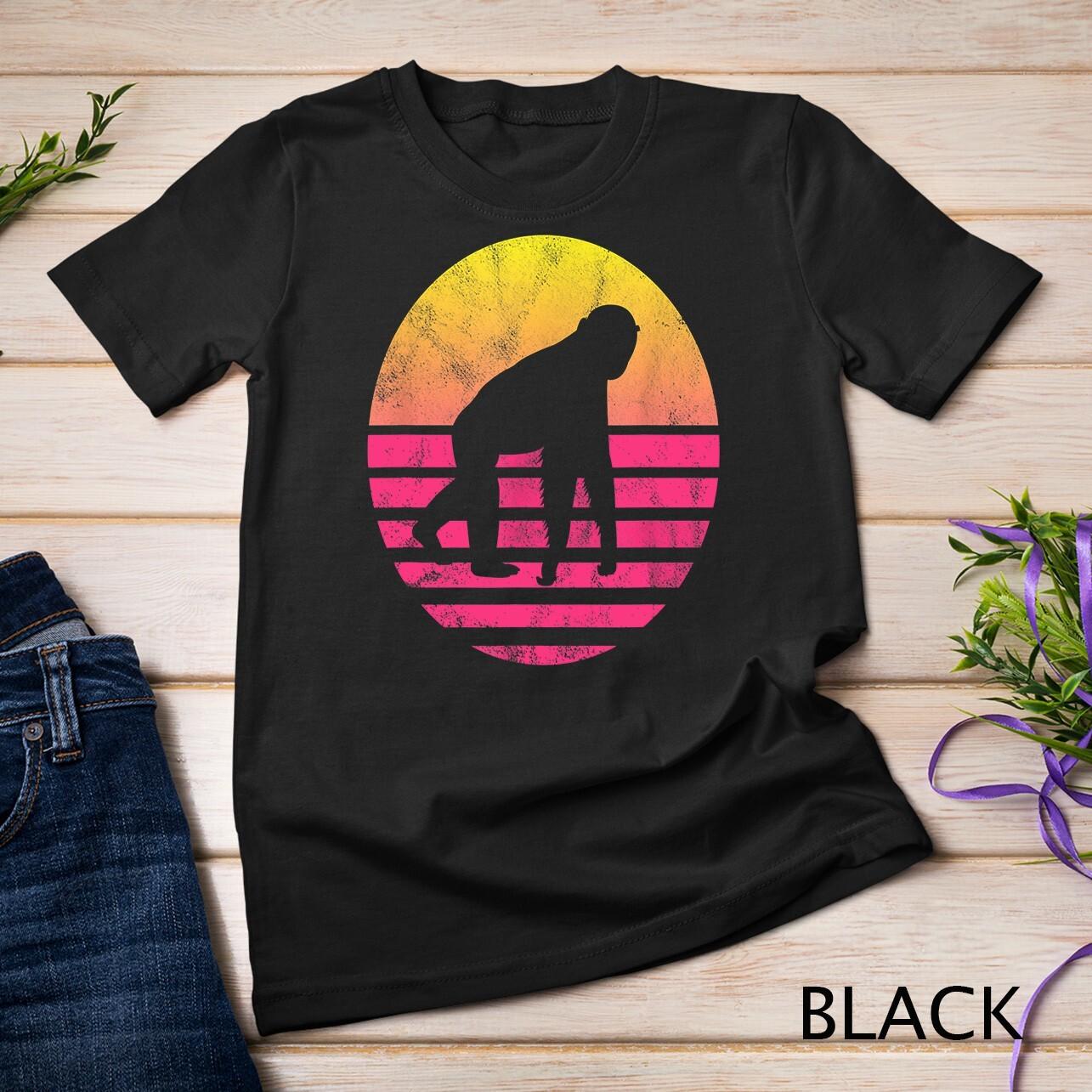 Classic Chimpanzee Chimp Gift Unisex T-Shirt Mens Womens Tees Top 2XL