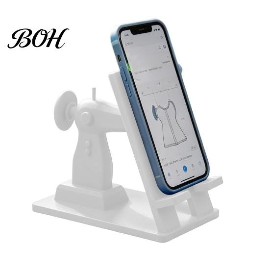 Phone Stand for Viewing Patterns Sewing Machine Stand, Creative Desk Holder Cell Tablet, Desktop Drawing Notes Hands Free Mount Room Crafting