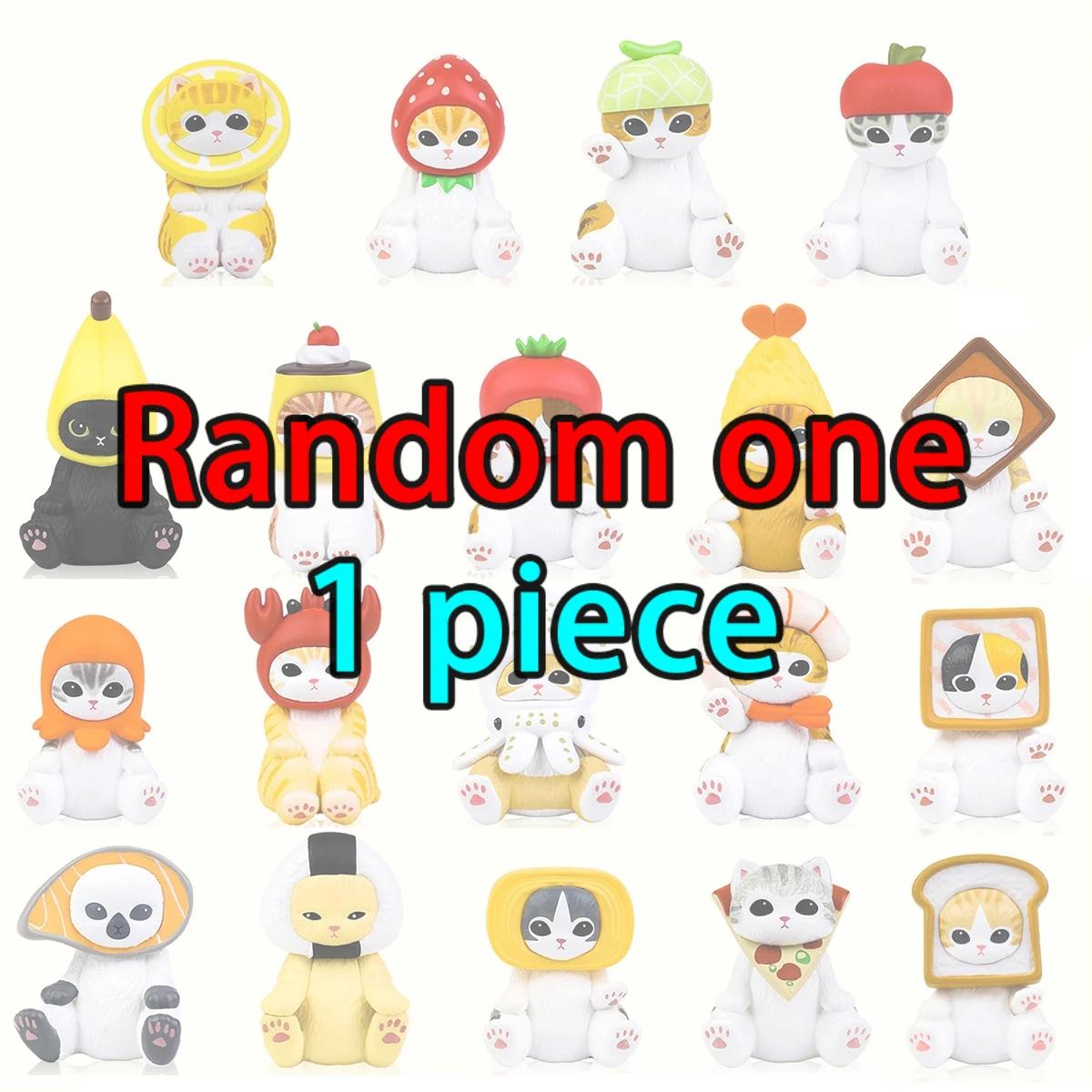 

Мофусанд Милый Кот Мини Котёнок с Фруктовыми Булочками Головной Убор из Морепродуктов Игрушки Сидящие Фигурки Питомцев Настольные Автомобильные Украшения Коллекционные Детские Подарки