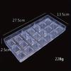 1 Pcs Plastic Pyramid Chocolate Mold Unique Shape Starry Sky Chocolate Mold Anti-heating DIY Baking Mold Wholesale