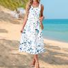 Womens Maxi Dress Floral Maxi Dress Boho Maxi Dress Long Dresses for Women Sleeveless Summer Maxi Dress for Older Women
