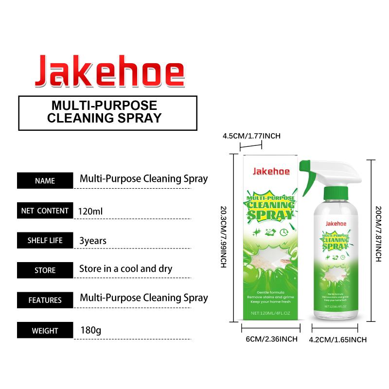 Gentle Multi-Purpose Cleaner Spray - All Surface Safe for Kitchen, Bathroom, Glass, Daily Use On Grease, Dirt