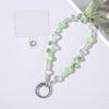 Women S Beaded Cat Eye Stone Phone Chain Keychain Outdoor Decor