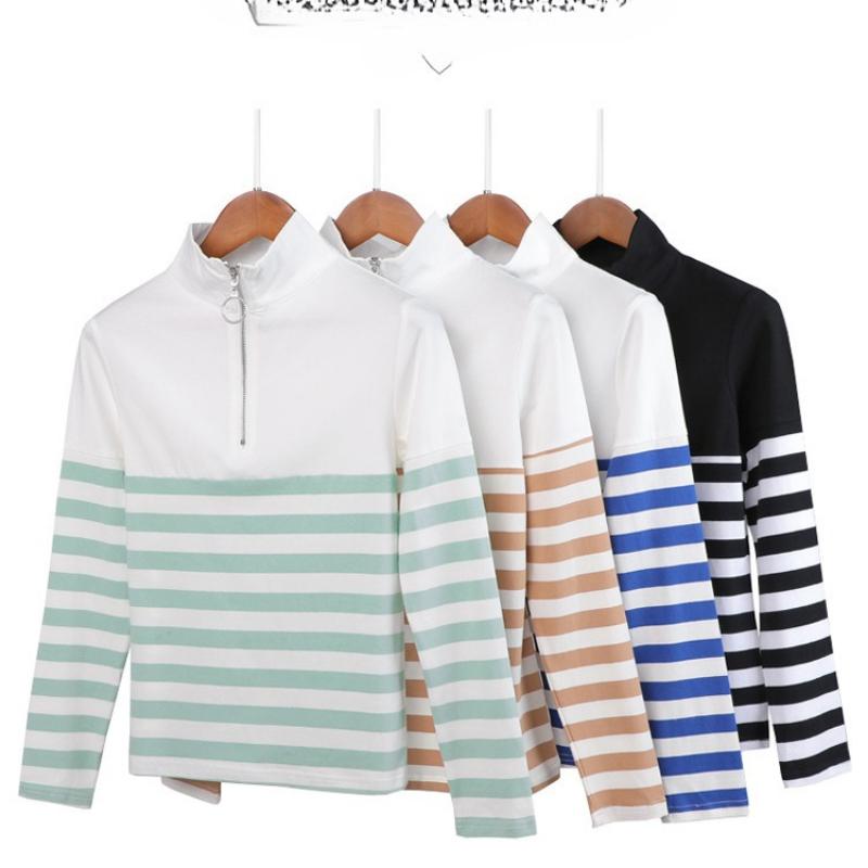 Long Sleeve Minimalist Wearable Tee Women Base Layer Spring Summer Slim Solid Fashion Versatile