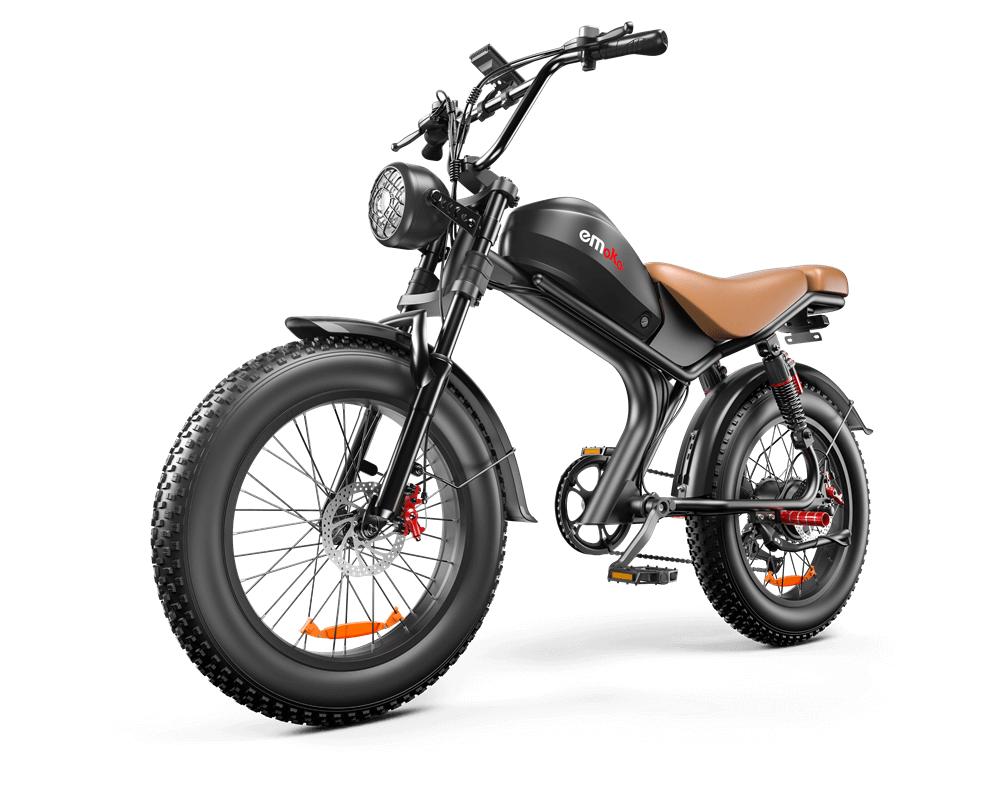 Electric Bicycle EMOKO C93 1000W Motor Electric Bike Adult Top Speed 50Km/h 48V 20AH Max Range 90Km Load Black