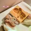 Ausstechformen zum Backen Holz Ausstecher 3D Lebkuchen Kekse Formen Presse Kuchen Prägung Kürbis Bäckerei Gadgets Stempel