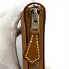 Portamonete HERMES impeccabile Azap compatto in seta con cerniera perimetrale in pelle Epsom da donna Usato
