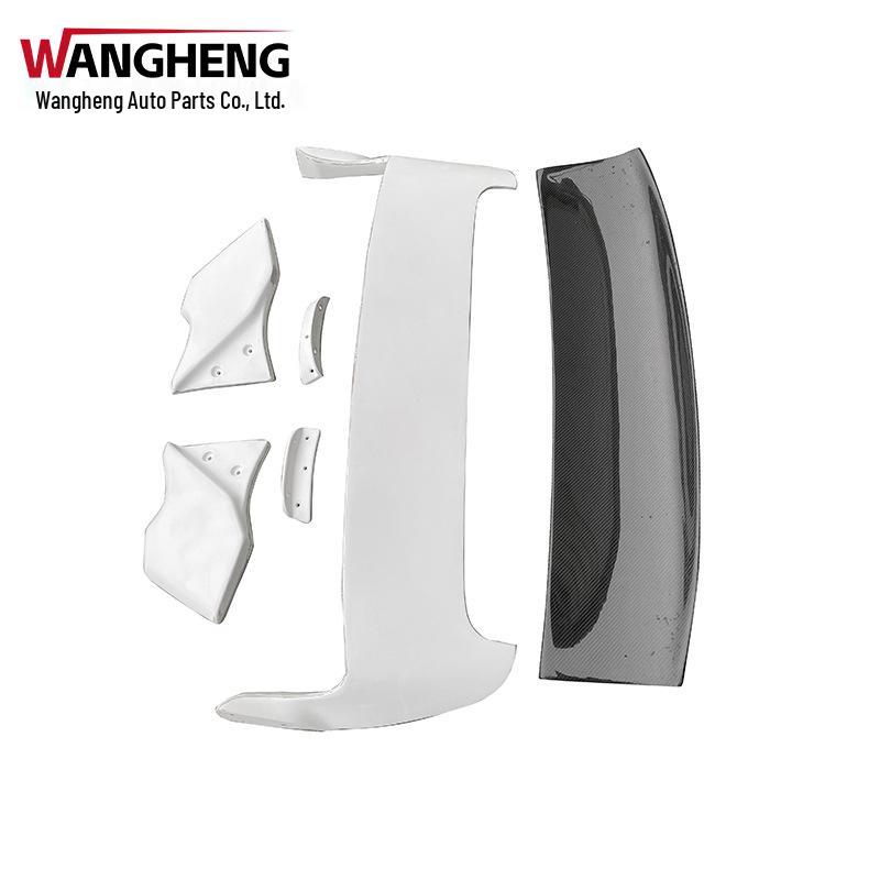 Subaru Impreza STI Carbon Fiber Varis Rear Spoiler & Double Layer Diffuser Wing