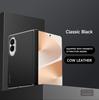 Luxury Business Magnetic Skin Feel Leather Phone Case for Samsung Z Fold 8 Wide Shockproof  for Magsafe Hinge Protection Cover