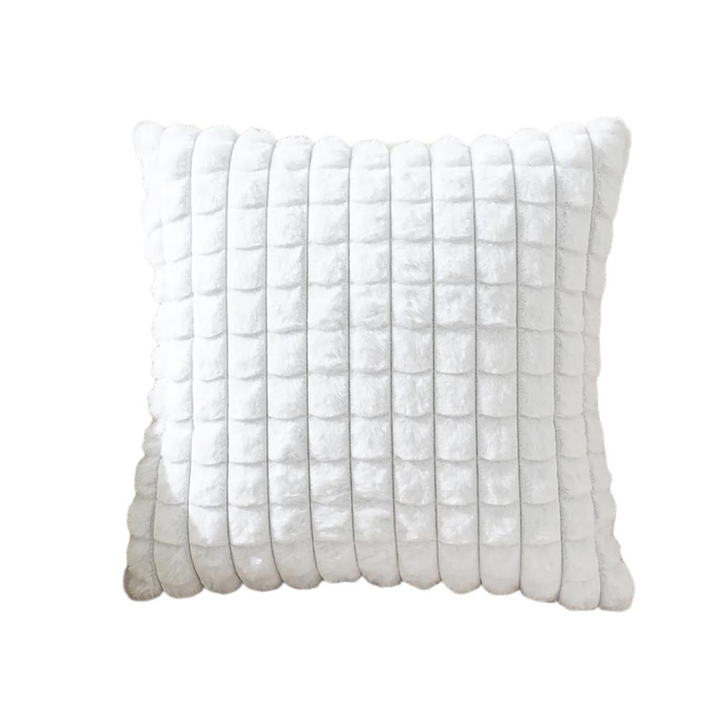 New Year Plushie Pillowcase Comfortable Easy Washing Cushion Cover for Sofa and Bed Decoration