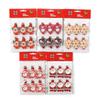 Creative Christmas Wooden Cartoon Clips for Holiday Decoration and Photo Wall Arrangement