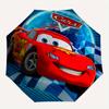 1 Auto Open Lightning McQueen, Cars Themed Colorful 8-rib Portable Umbrella for Men and Women, A Compact Commuting Companion Suitable for Da
