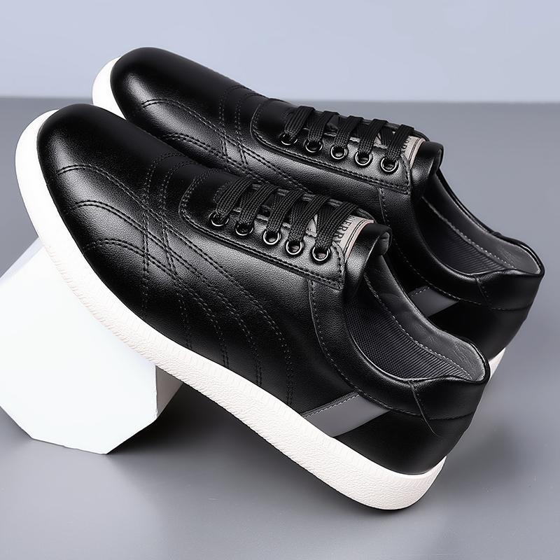 Fashion New Leisure Walk Men Tenis Masculino Spring Autumn Walking Sneakers Handmade Male Leather Sports Shoes Non-Slip Treking Footwear