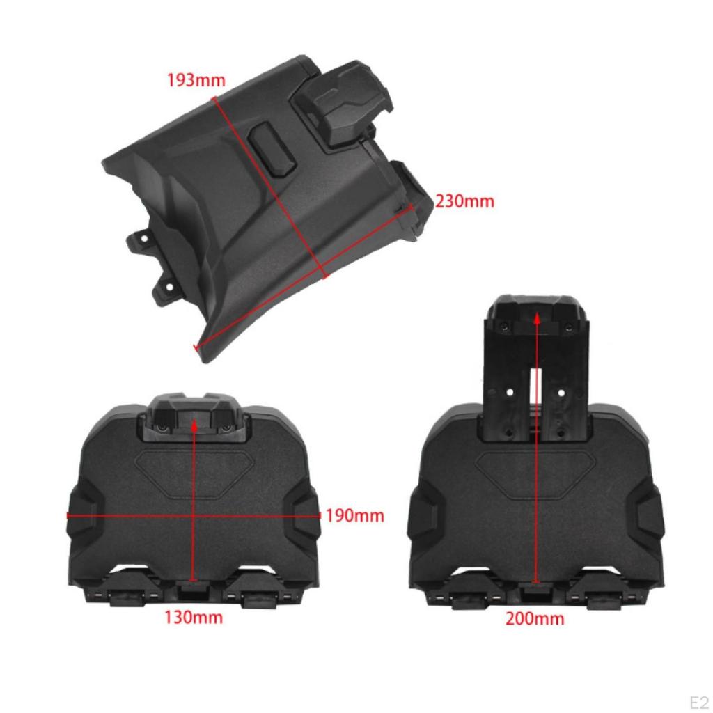Storage Box with Device Holder Stable Electronic Sturdy for Riders