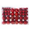 Colorful Christmas Ball Ornament 100pcs/box Hanging Christmas Ball Pendant Ornament Christmas Baubles Balls