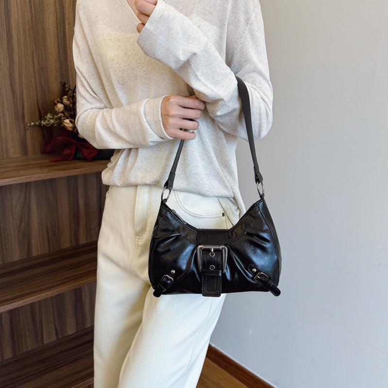 Neue Schulter Achseltasche Retro Trend Hottie Mode Gürtelschnalle Lokomotiv Stil Handtasche Frauen