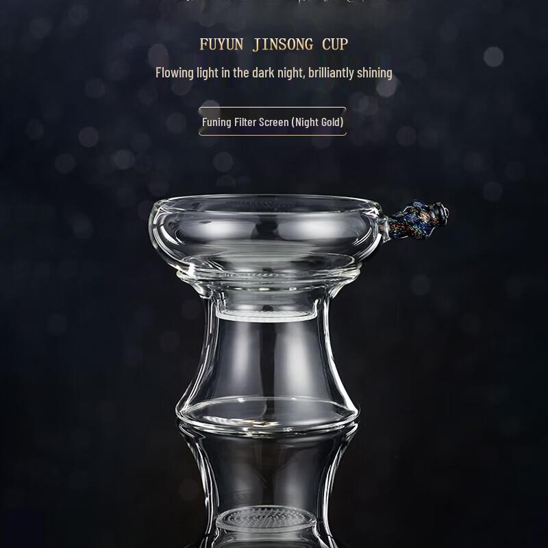 Heqi Premium Glass Tea Filter Strainer