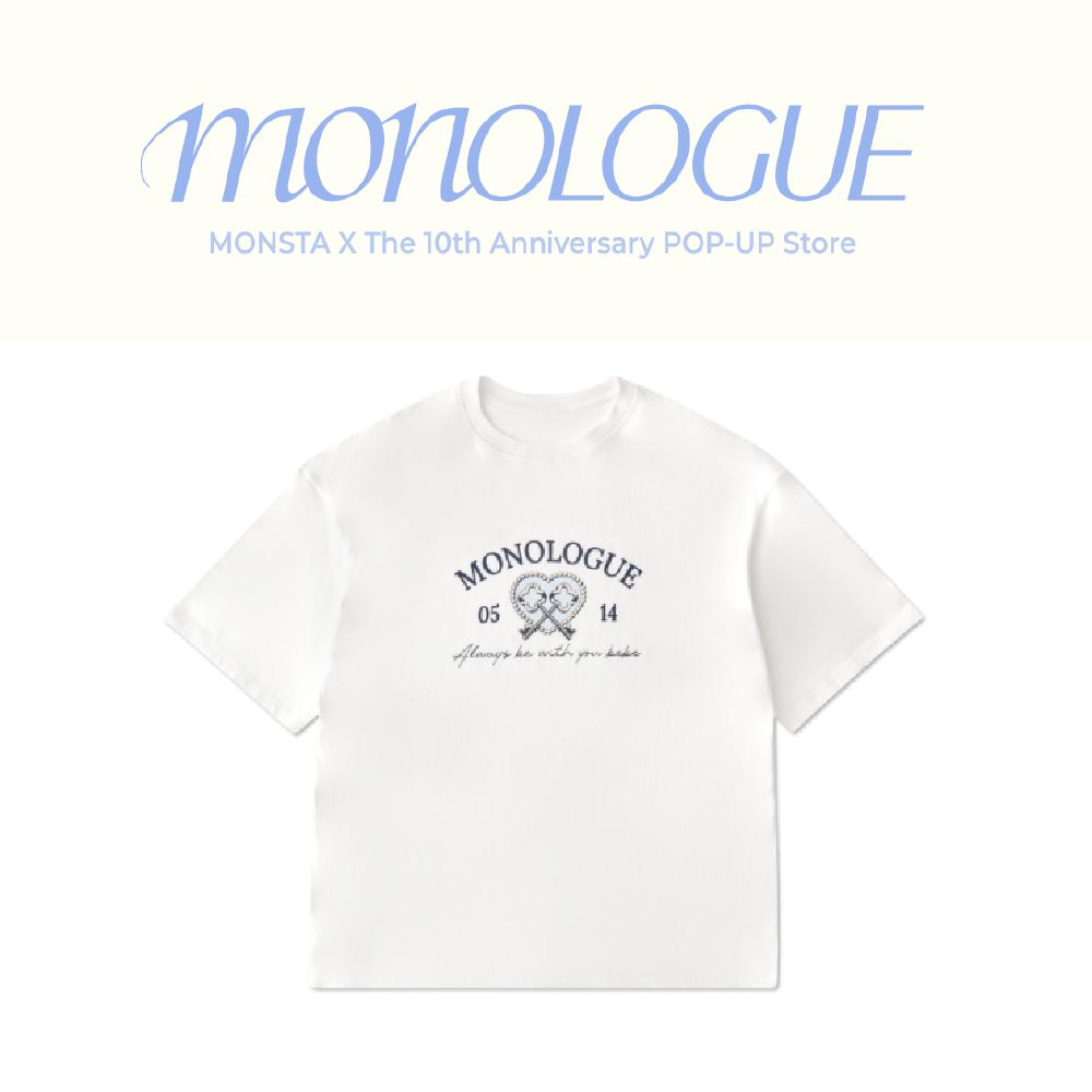 

Pre-order MONSTA X The 10th Anniversary POP-UP Store MONOLOGUE T-shirt