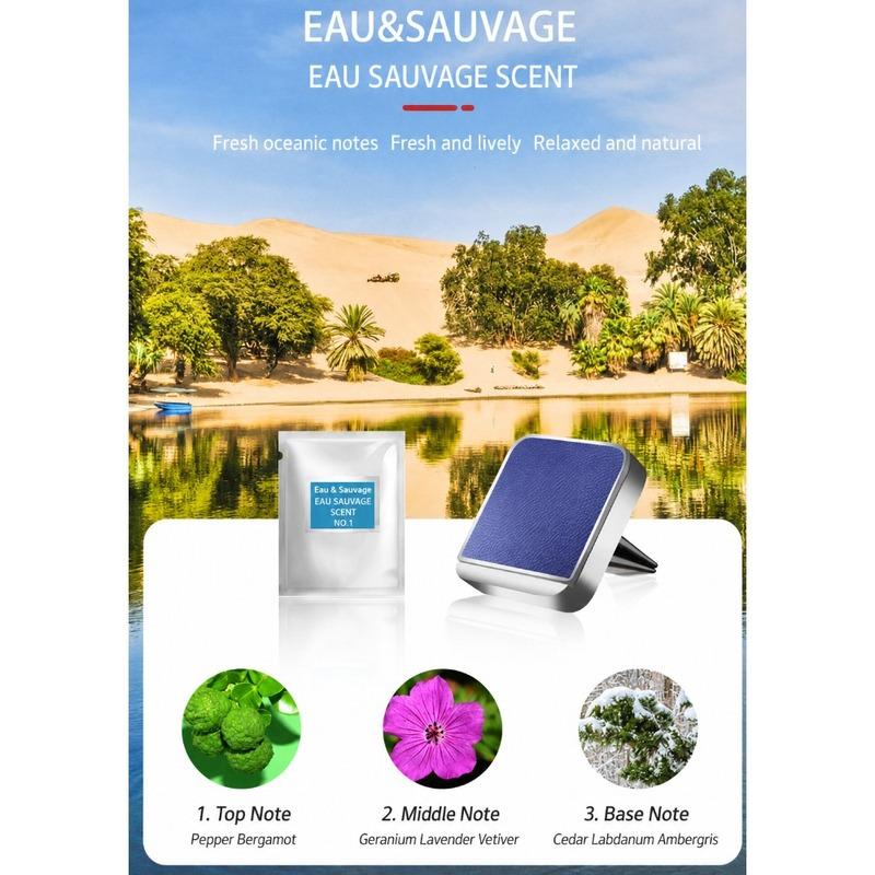 Car Air Vent Perfume Diffuser For Universal Cars Interior Decor Aromatherapy Fragrance Freshener Auto Accessory Lasting Scent