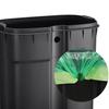 SONGMICS Pattumiera da Cucina, Pattumiera a Pedale da 30 L con Secchio Interno in Plastica, Coperchio, Chiusura Morbida, Controllo degli Odori, Grigio Fumè