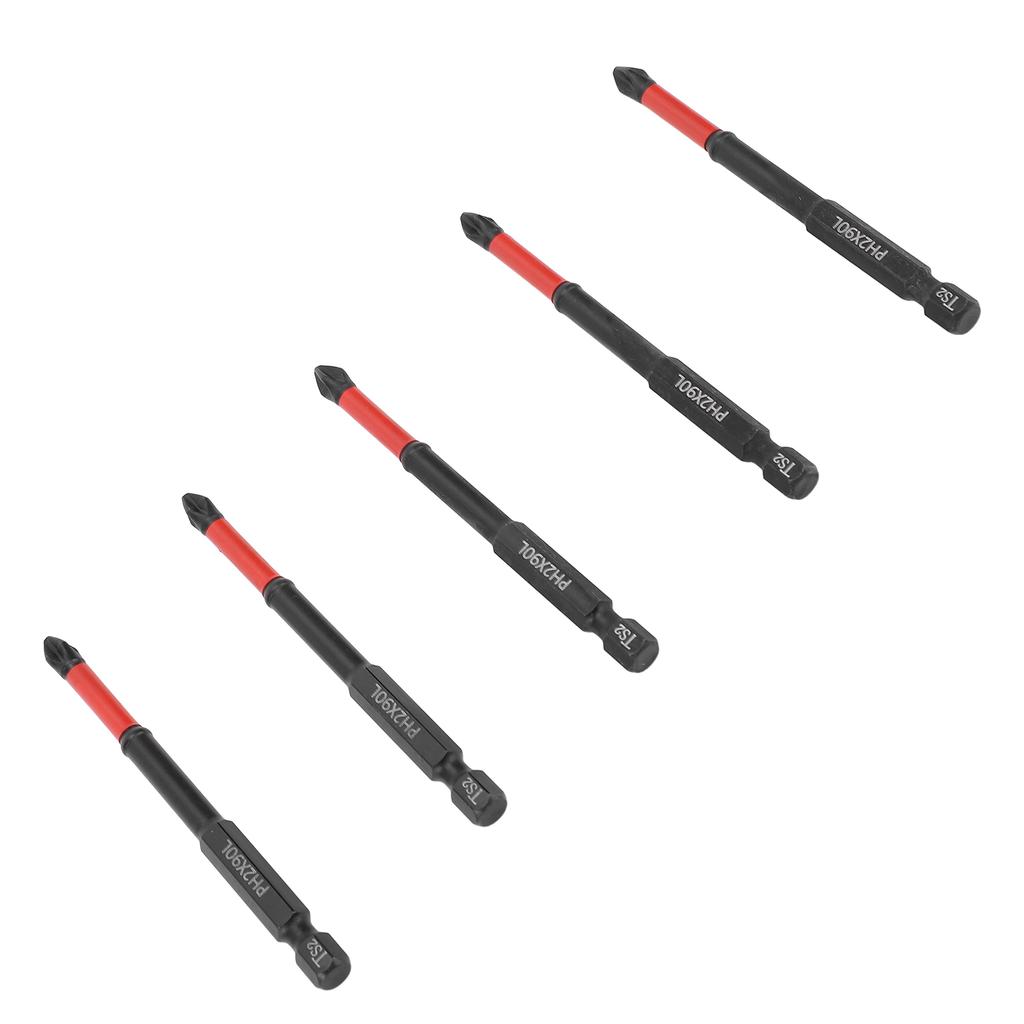 10 STÜCKE Schraubendreherköpfe 1/4 Zoll Sechskantschaft Rutschfest Magnetisch Kreuzschlitz-Bits für Bohrmaschine Hand