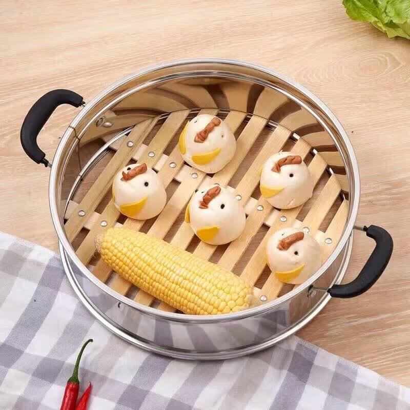 Heightened Bamboo Steamer Basket