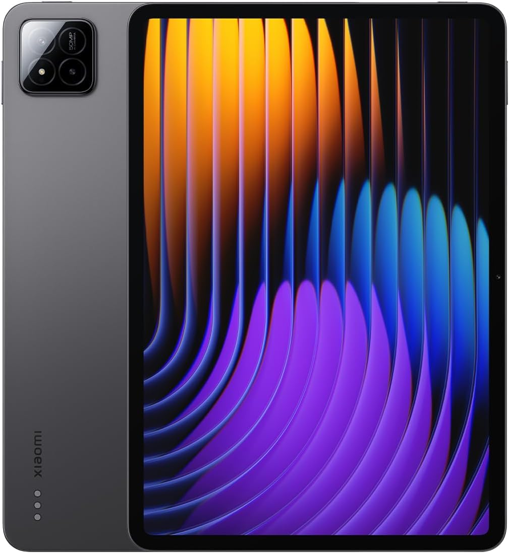 

Xiaomi Pad 7 Сірий 144 Гц Дисплей 800 ніт Snapdragon Gen3 Xiaomi HyperOS 2 Функція ШІ Google Gemini Чотири динаміки Dolby Vision 8850 мАг 45 Вт Швидка зарядка сірий колір