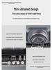 Compact Washer-Dryer Combo: Fully Automatic, Large Capacity, Ideal for Rentals and Small Dorms