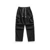 Heavy Silhouette Trend Retro Casual Straight Tooling Trousers Men's Tooling Trousers Wide Version Multi-pocket