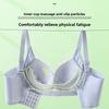 Summer New Lace Bra, Breathable Hole Cup Wireless Minimizer Bra, Sexy Adjustable Side Smoothing Underwear for Large Breasts