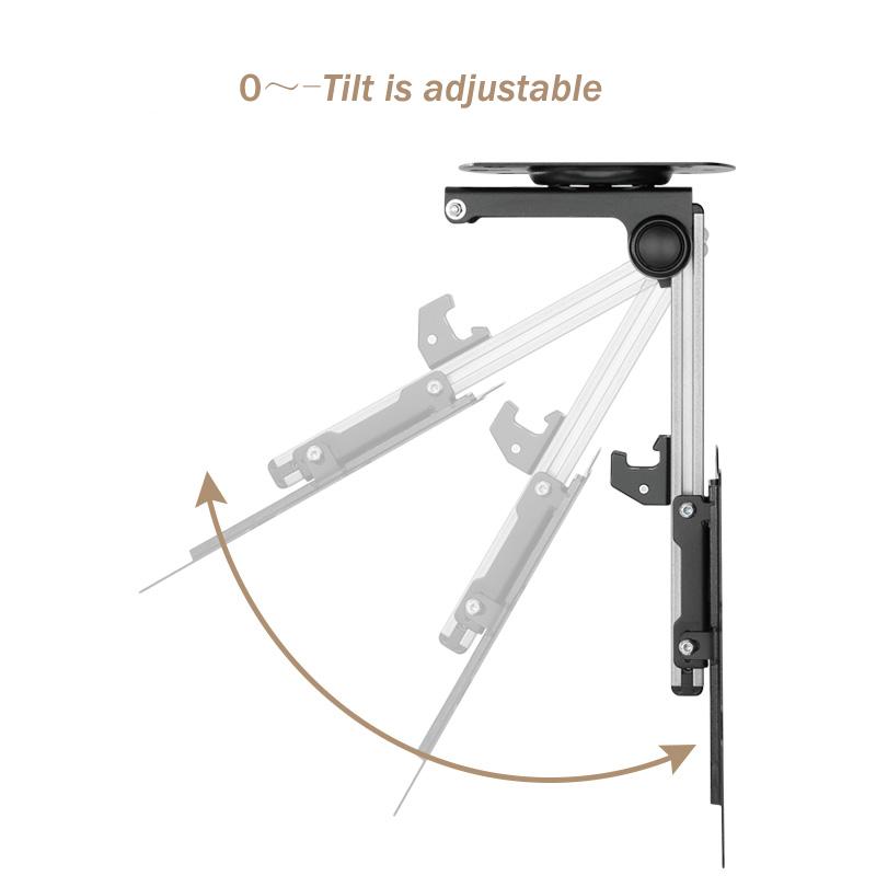 RV Folding TV Hanger 17-37 Inch Monitor Stand Car RV Ceiling Lift Kitchen Dining Caravan Moto Room TV Holder