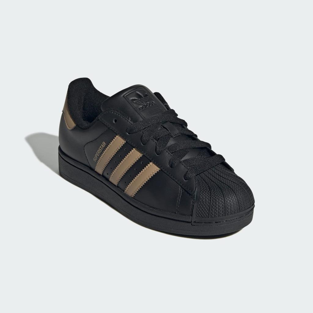 adidas Superstar II Shoes JS1340 Unisex Originals Sneakers Core Black / Cardboard / Core Black