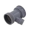 Female Pipe Connector Kitchen Sink Drain Adapter Space-saving Design Time-saving Installation Grey Home Plumbing Solutions