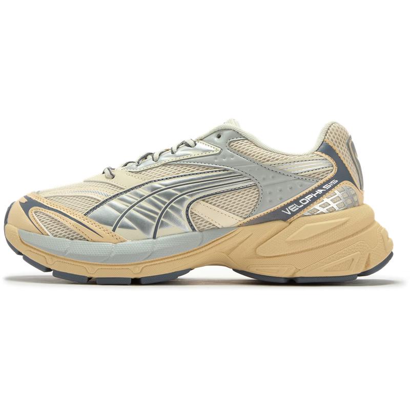 Puma VELOPHASIS Y2K Silver Platform Unisex Sneakers