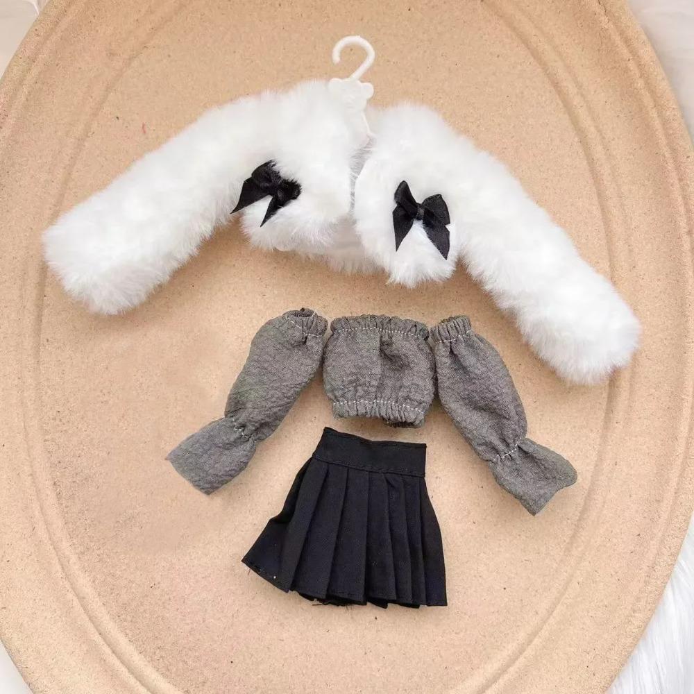 Fashion 1/6 Blythe Doll Clothes Sweater Set Barbir Doll Replace Clothes Ob24 Doll Outfit Accessories No Socks
